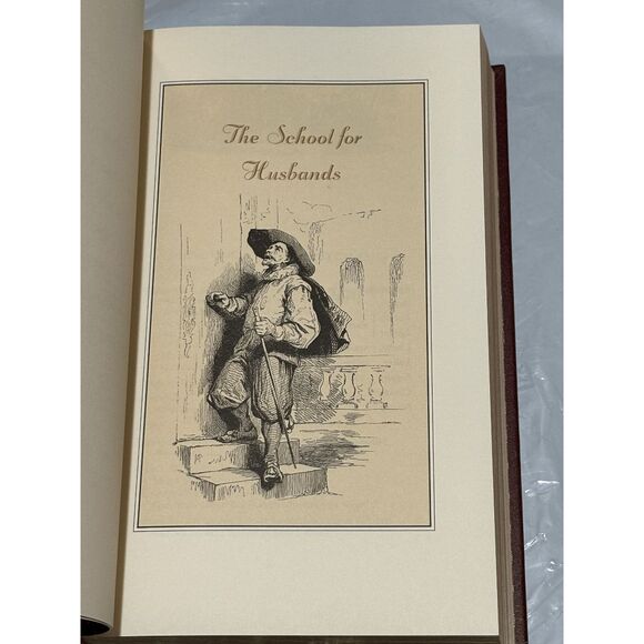 Comedies Moliere The Franklin Library 1985 Gold Gilded Edges Leatherette Cover - Picture 8 of 8